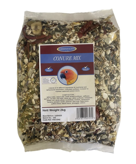 Johnston and Jeff Conure Seed Mix 2kg